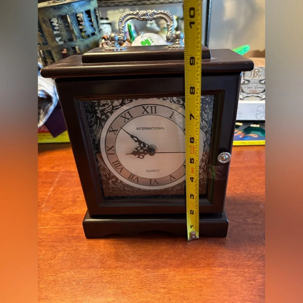 International Silver Co. Mantle Clock Vintage